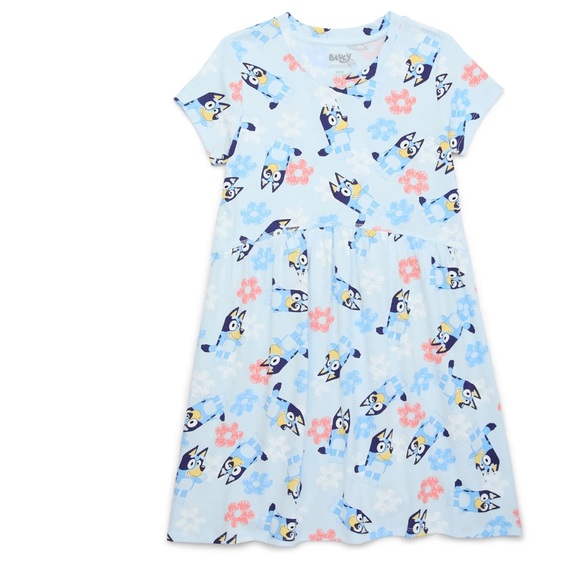 Bluey Other - Bluey Girls Dress with Short Sleeves Size M (7-8)
